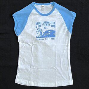 Vintage Bruce Springsteen Summer Tour 2003 Juniors T-Shirt